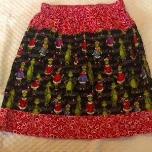 Cute Grinch Skirt